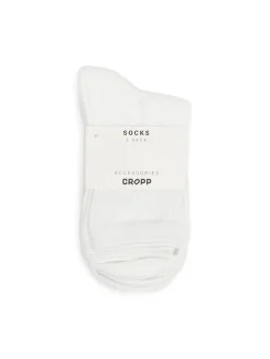 3 pack białych skarpetek basic