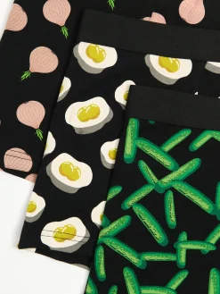 3 pack bokserek z produktami spożywczymi