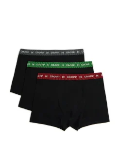 3 pack czarnych bokserek