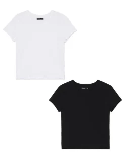 2 pack dopasowanych T-shirtów