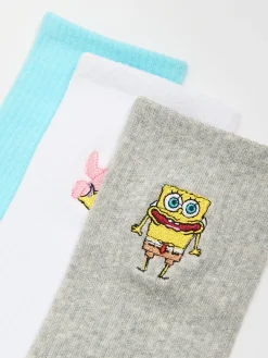 3 pack długich skarpet SpongeBob SquarePants