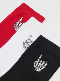 3 pack skarpet w różnych kolorach