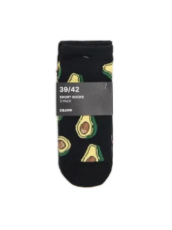 3 pack skarpet z food nadrukiem