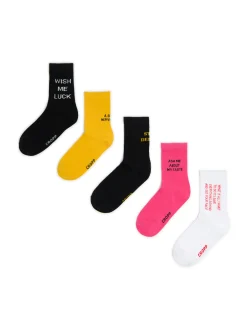 5 pack skarpet ze sloganami