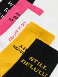 5 pack skarpet ze sloganami