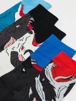 5 pack skarpet ze zwierzętami