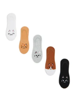 5 pack skarpetek stopek z kotami