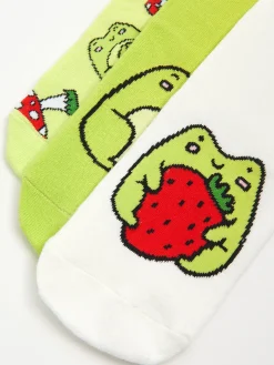 3 pack skarpetek z żabami