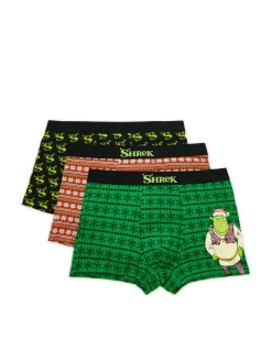 3 pack świątecznych bokserek Shrek