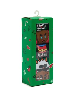 5 pack świątecznych skarpet