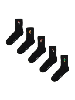 5 pack świątecznych skarpet