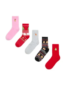 5 pack świątecznych skarpet z kapibarą