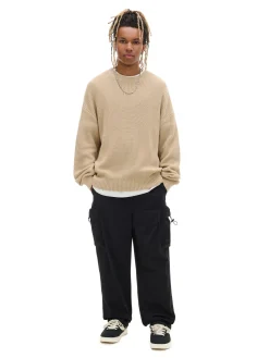 Żakardowy beżowy sweter