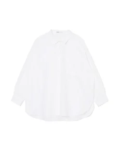 Bawełniana biała koszula oversize