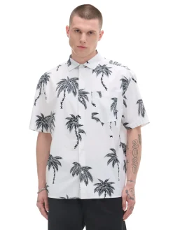 Bawełniana koszula w hawajskim stylu