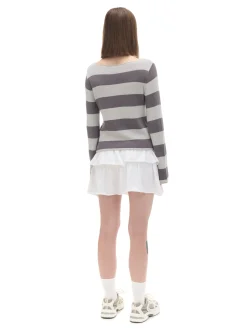 Bawełniany sweter w paski