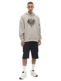 Beżowa bluza z kapturem