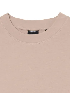 Beżowa koszulka basic