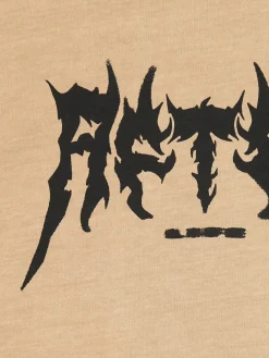 Beżowa koszulka z nadrukiem