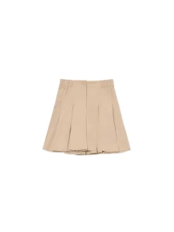 Beżowa spódnica mini