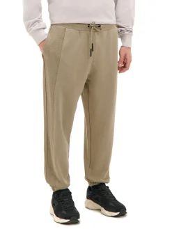 Beżowe dresowe joggery