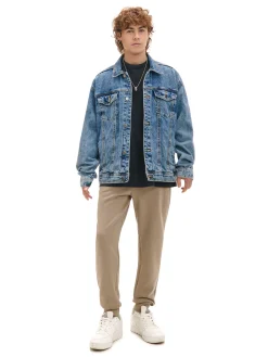 Beżowe dresowe joggery regular