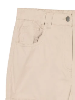 Beżowe spodnie bojówki