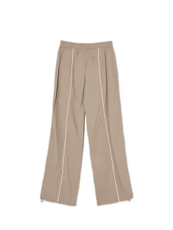 Beżowe spodnie jogger