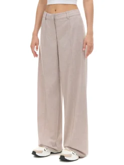 Beżowe spodnie tailoring