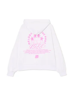 Biała bluza z napisami