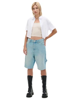 Biała koszula w retro stylu