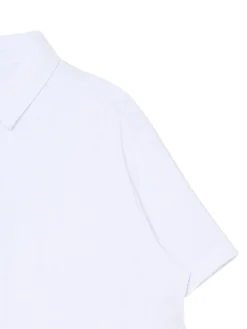 Biała koszula w retro stylu