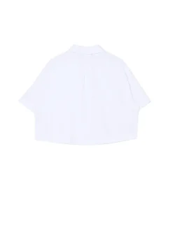 Biała koszula w retro stylu