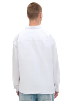 Biała koszula z haftem