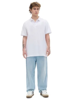 Biała koszulka polo