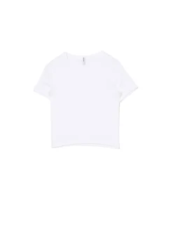 Biała koszulka slim