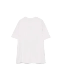 Biała koszulka z kolorowym nadrukiem UNISEX