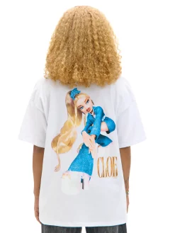 Biała koszulka z nadrukiem Bratz