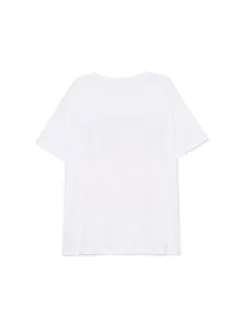 Biała koszulka z nadrukiem