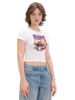 Biała koszulka z nadrukiem Bratz