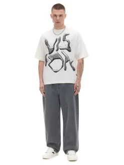 Biała koszulka z napisem