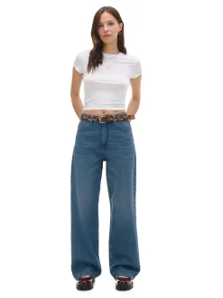 Biała koszulka z wiskozą