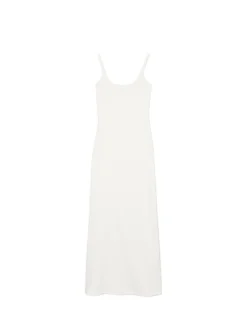 Biała sukienka maxi