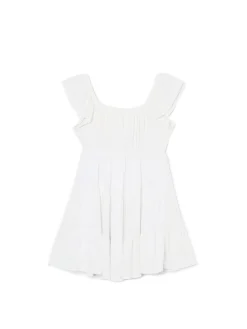 Biała sukienka mini