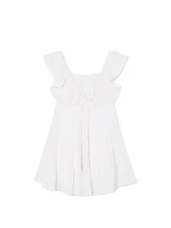 Biała sukienka mini