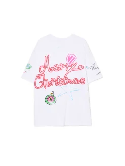 Biała świąteczna koszulka