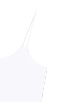 Białe body na ramiączkach