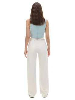 Białe jeansy straight