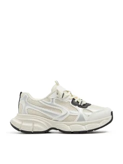 Białe sneakersy z elementami reflective