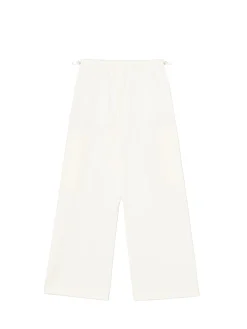 Białe spodnie cargo